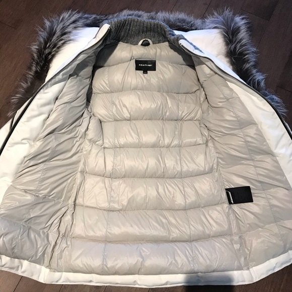 SOLD Mackage Adali-X Down White Coat Silver Fox - Picture 5 of 15
